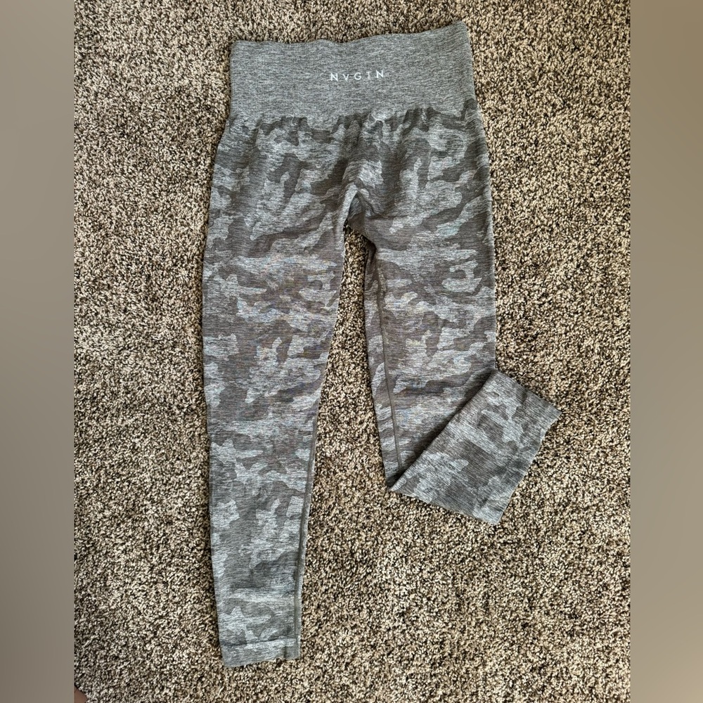 NVGTN Khaki Green Camo Leggings
